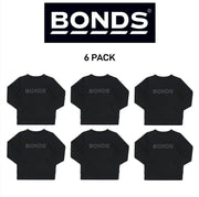 Bonds Kids Tech Sweats Pullover Soft Knitted Warm Cotton Poly Blend 6 Pack KVQTK