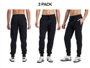Bonds Mens Originals Skinny Trackie Pants Wide Stretch & Convenient 3 Pack AVMJI
