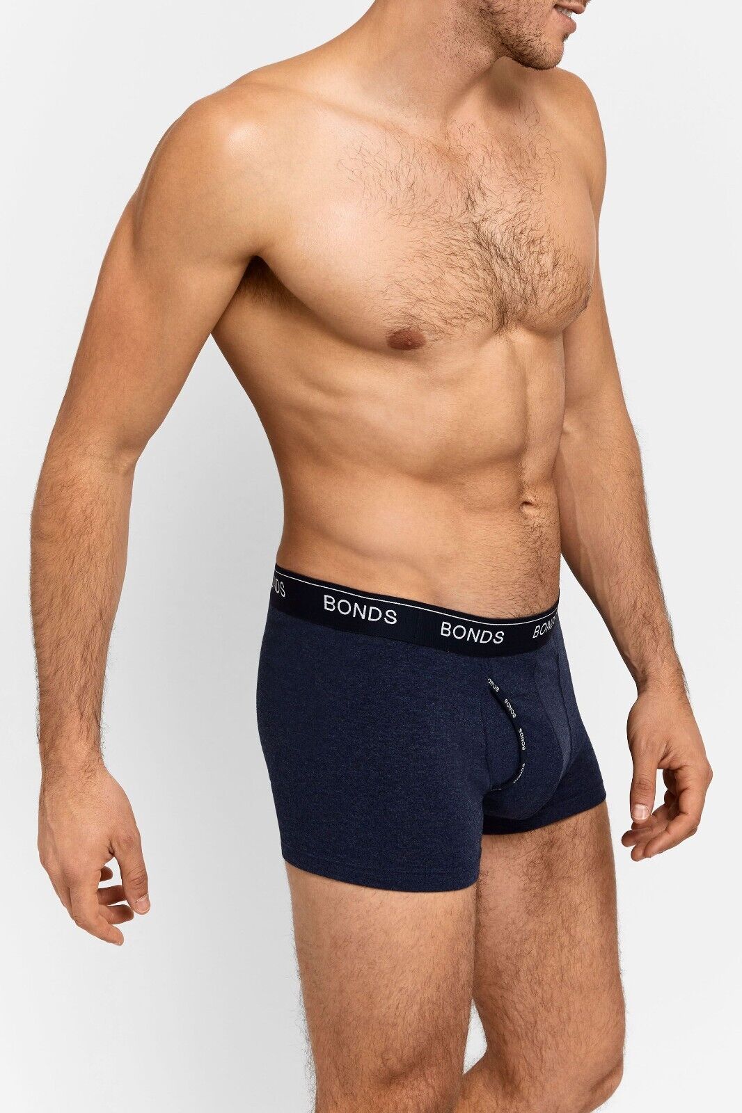 Bonds Mens Guyfront Trunk Stretchy Cotton Fabric Elastic Waistband 6 Pack MZVJ