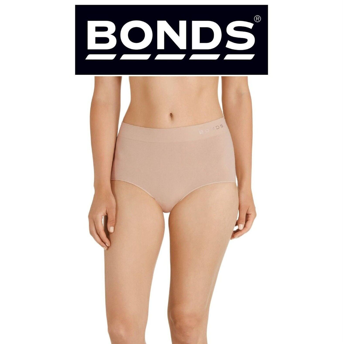 Bonds Womens Full Brief Seamless Comfortable Branded Waistband WWGAA