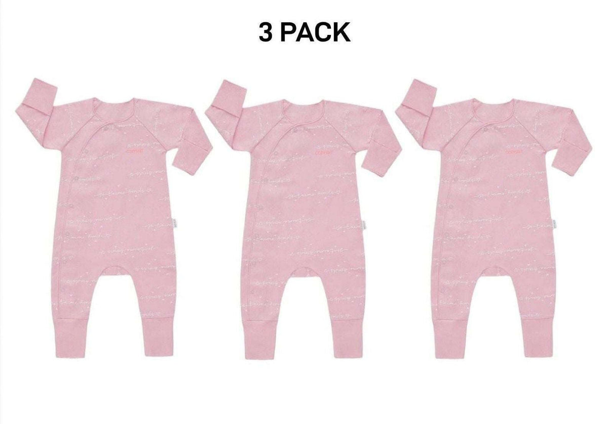 Bonds Baby Newbies Coverall Super Soft Cozysuit & Stretchable Fabic 3 Pack BXQBA