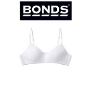 Bonds Girls Stretchies Contour Crop Extendable Elastic Straps Bra UZR31A