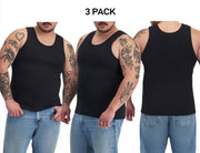 Bonds Mens Chesty Cotton Singlets Underwear Singlet Ribbed Cotton 3 Pack M757P