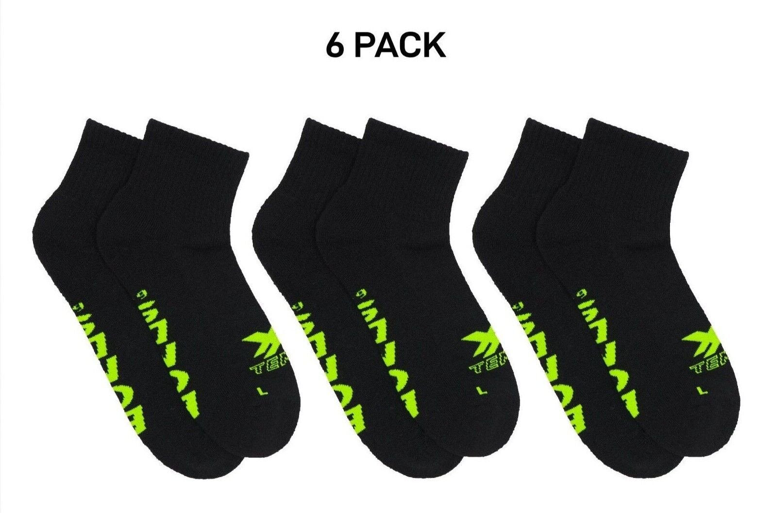 Bonds Mens X-Temp Quarter Crew Socks Dynamic Dual Action Cooling 6 Pack SXX72N