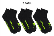 Bonds Mens X-Temp Quarter Crew Socks Dynamic Dual Action Cooling 6 Pack SXX72N