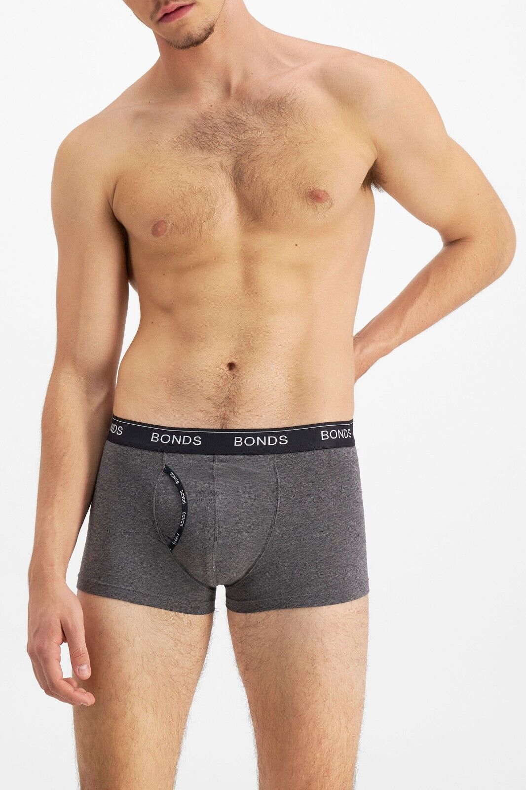 Bonds Mens Guyfront Trunk Stretchy Cotton Seam free Sides Elastic 6 Pack MZ963A