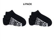 Bonds Mens Logo Cushioned Low Cut Smooth and Comfy Cotton Socks 6 Pack SXNA3N