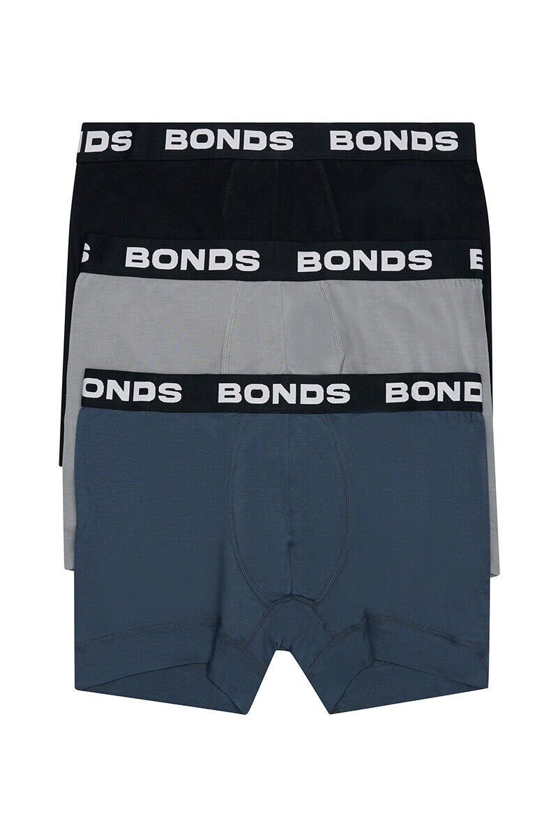 Bonds Mens Total Package Trunk Soft and Breathable Viscose Bamboo 3 Pack MWK83A