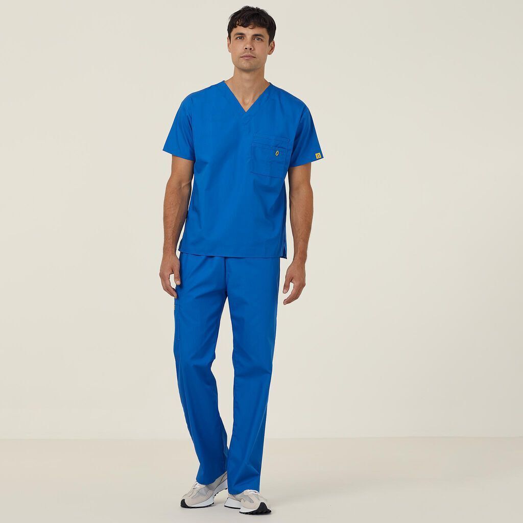 NNT Unisex Wonderwink 2 Pack Origins Pocket V Neck Scrub Top Alpha CATRE4-Collins Clothing Co
