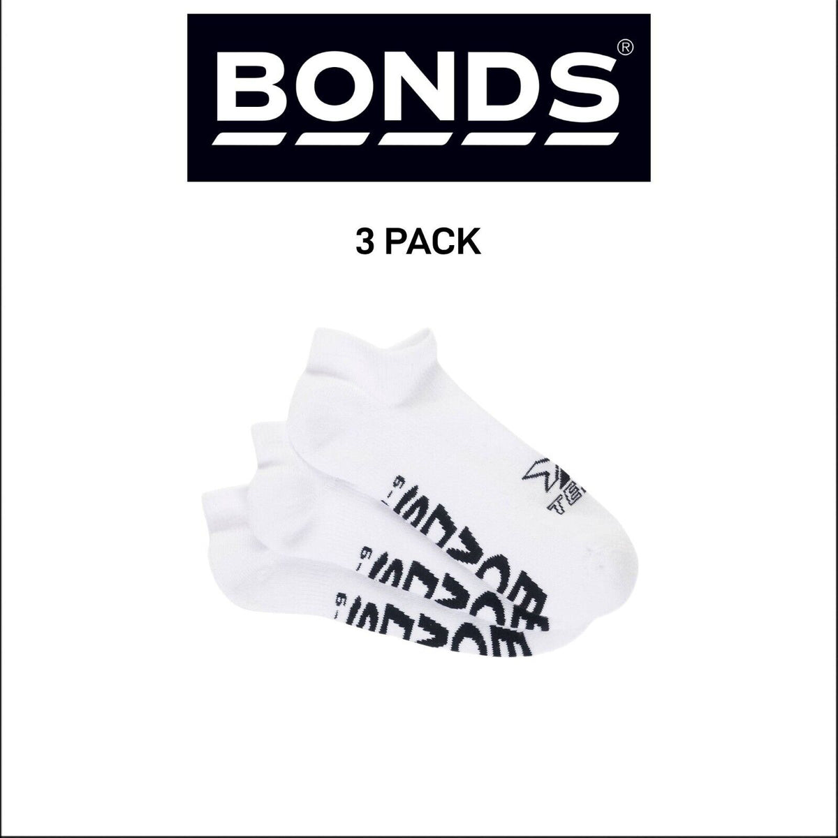 Bonds Mens X-Temp Low Cut Socks Dynamic Dual Action Cooling 3 Pack SXX83N