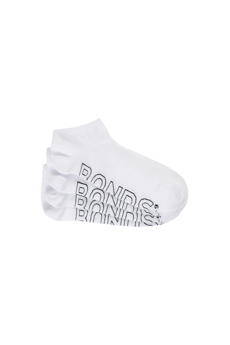 Bonds Men Logo Lightweight Low Cut 12 Pack Mesh Cotton Socks Run Trainer SXN44N