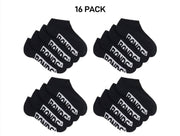 Bonds Kids Logo Cushioned Low Cut Socks Cotton Comfy Cushioning 16 Pack RXTV4W