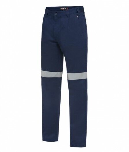Clearance! KingGee Reflective Drill Pants Reinforced Stitching Safety K53020-Collins Clothing Co