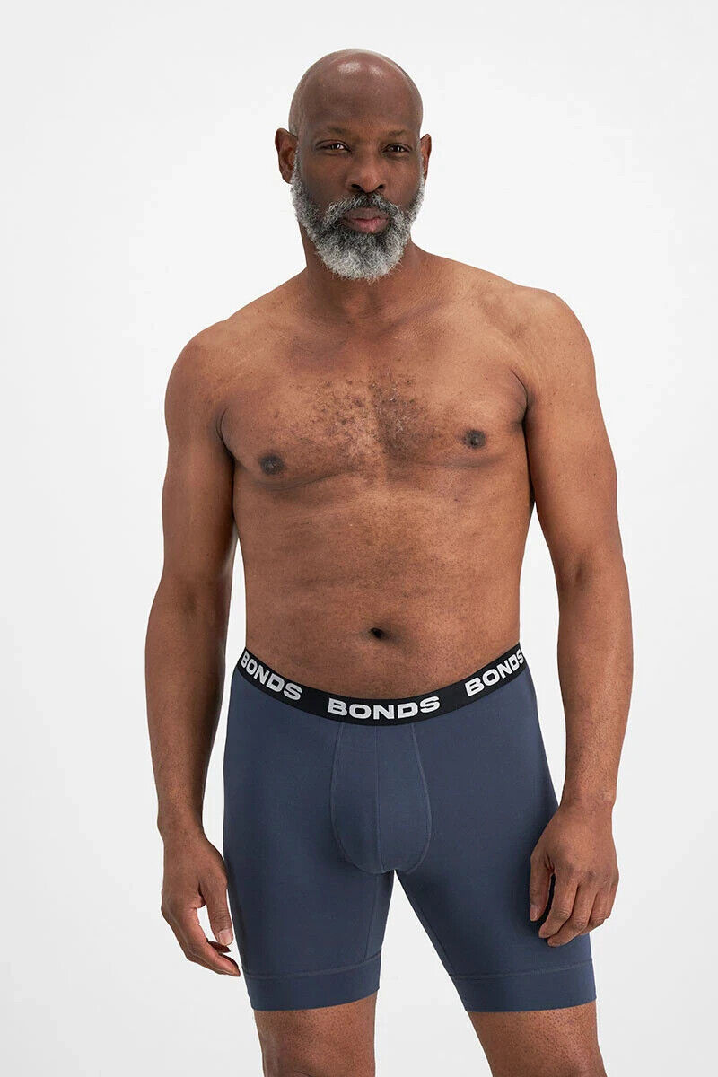 Bonds Mens Total Package Long Trunk Superior Support & Comfort Bands 6 Pack MWHK