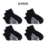 Bonds Kids Cushioned Quarter Crew Thickness for Comfiness Sock 12 Pack RXVP3N