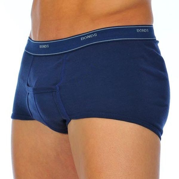 Bonds Mens Support Brief Stretchy Cotton and Comfy Elastic Waistband M821
