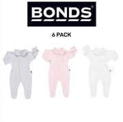 Bonds Baby Originals Poodlette Wondersuit Cosy Collar & Extra Warm 6 Pack BXEFA