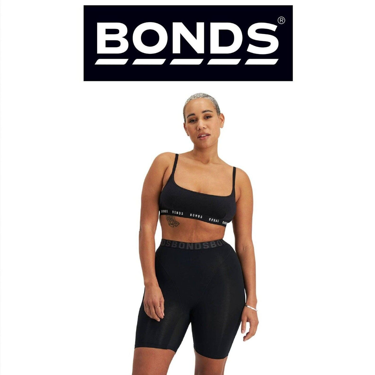 Bonds Womens Chafe Off Short Ultimate Thigh Saver Chafe Off Panel WR4P
