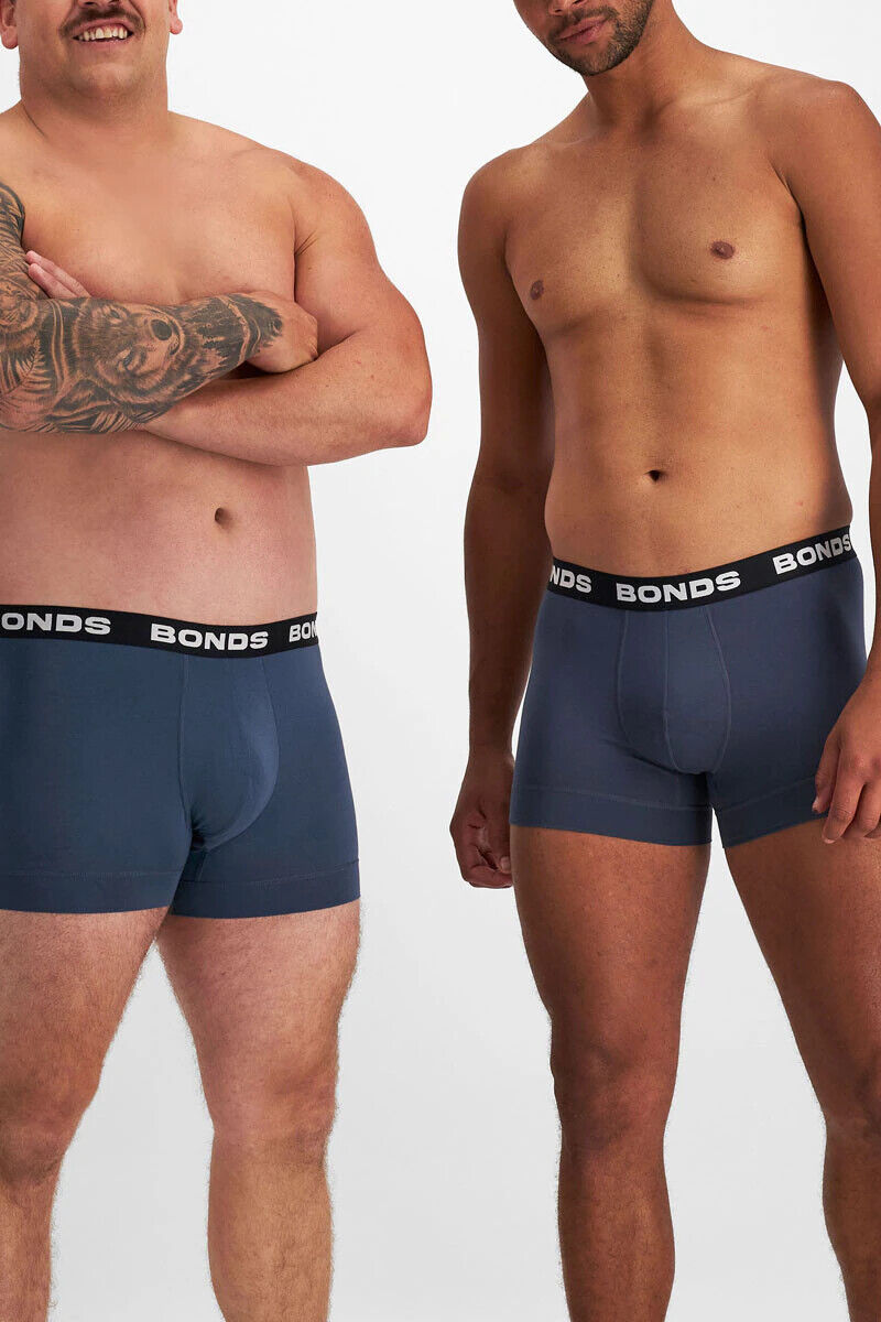 Bonds Mens Total Package Trunk Super Soft Breathable Viscose Bamboo 3 Pack MWKV