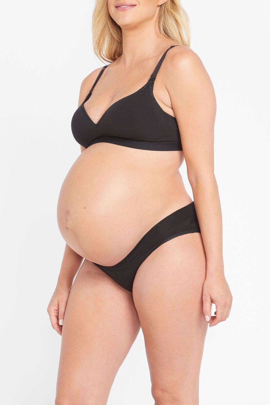 Bonds Womens Maternity Bumps Bikini Soft Fabric Matte Elastic Trim 3 Pack WW4CY