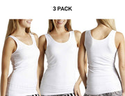 Bonds Womens Stretchy Chesty Tank Top Breathable Cotton Jersey 3 Pack WYEXY