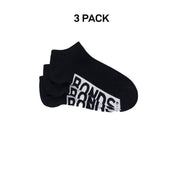 Bonds Mens Logo Cushioned Low Cut Smooth and Comfy Cotton Socks 3 Pack SXNA3N