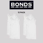 Bonds Boys New Chesty Vest Cotton Singlet Soft Comfort Cotton 12 Pack UYG33A