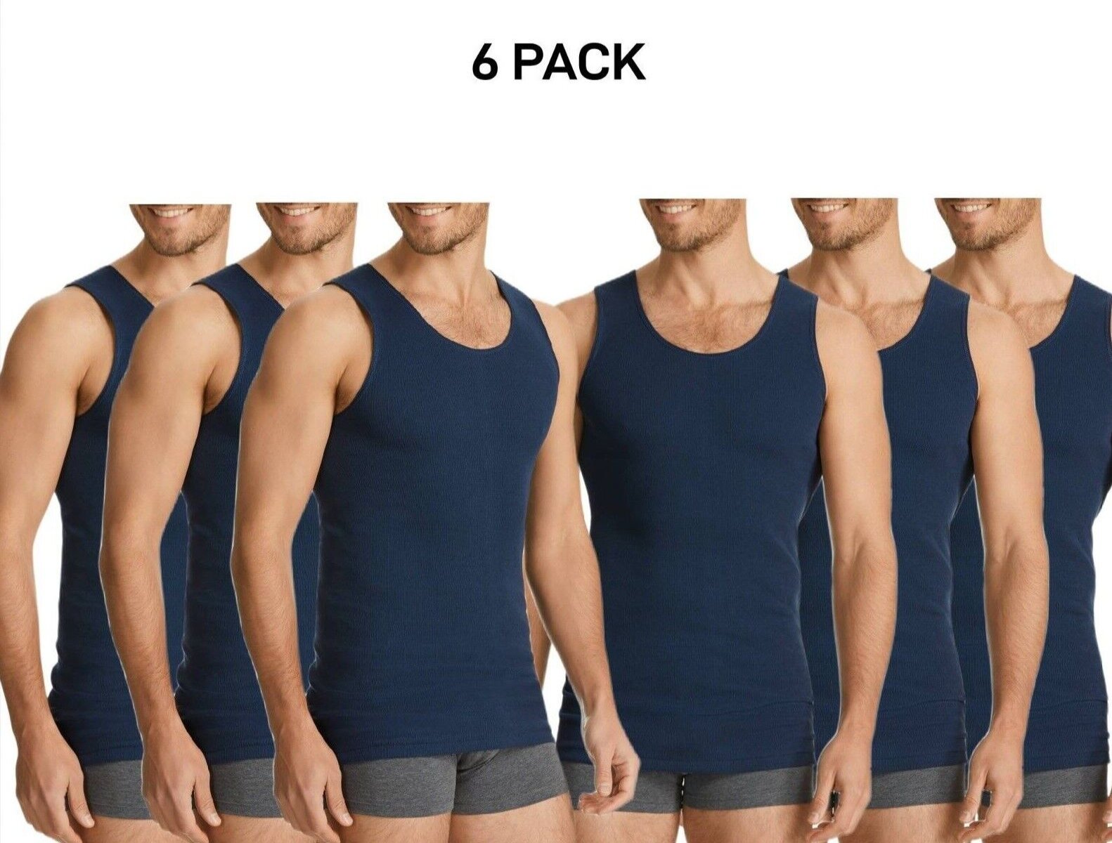 Bonds Mens Chesty Singlets Cotton Side Seamfree Comfortable Fit 6 Pack M757O