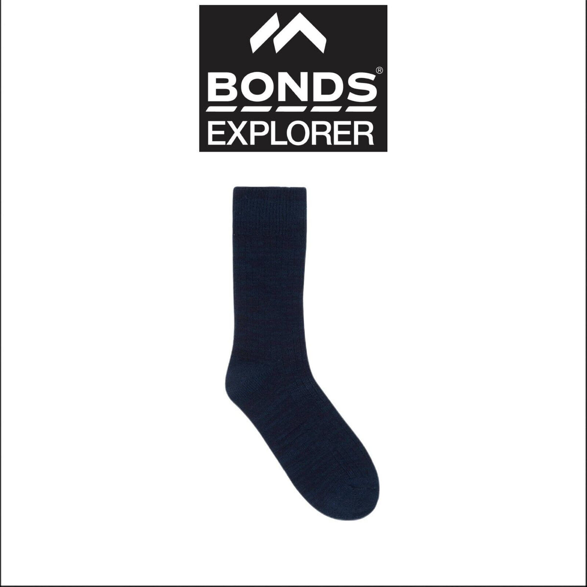 Bonds Explorer Camp Wool Crew Soft Cushioned Durable Sock SYQE1N