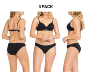 Bonds Womens Hipster Bikini Comfortable Coverage Low Rise Waist 3 Pack WUVXA