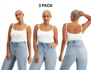 Bonds Womens Originals Cami Long Lasting Comfort Soft & Supportive 3 Pack CR9BI