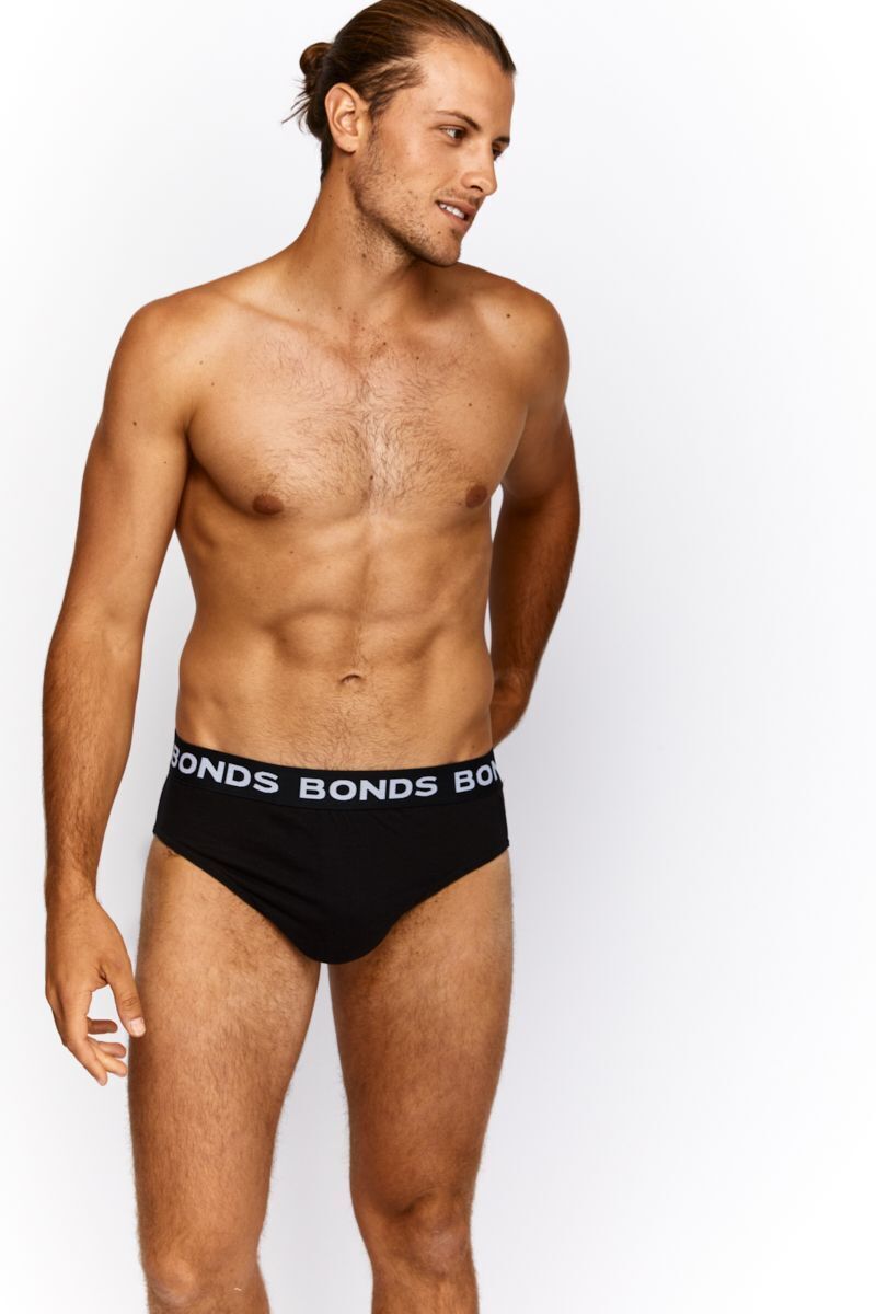 Bonds Mens Hipster Brief  Wide Comfortable Elastic Waistband 15 Pack M8DM5T