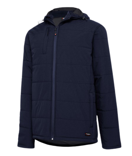 KingGee 4 Pack Puffer Jacket Storm Guard Waterproof Ripstop Hood Work K05010-Collins Clothing Co