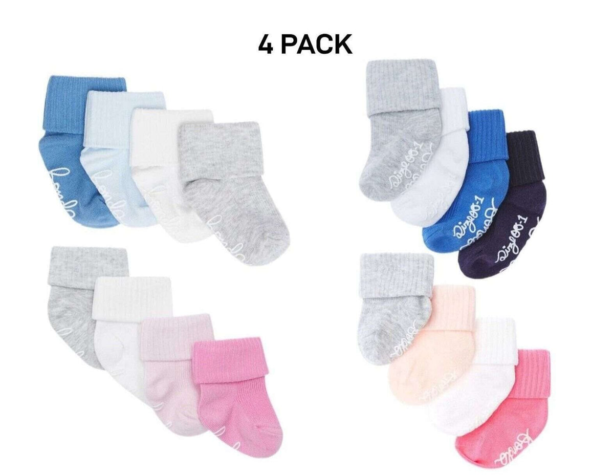 Bonds Baby Bamboo Cuff Super Soft and Feature Fun Colours 4 Pack R41354