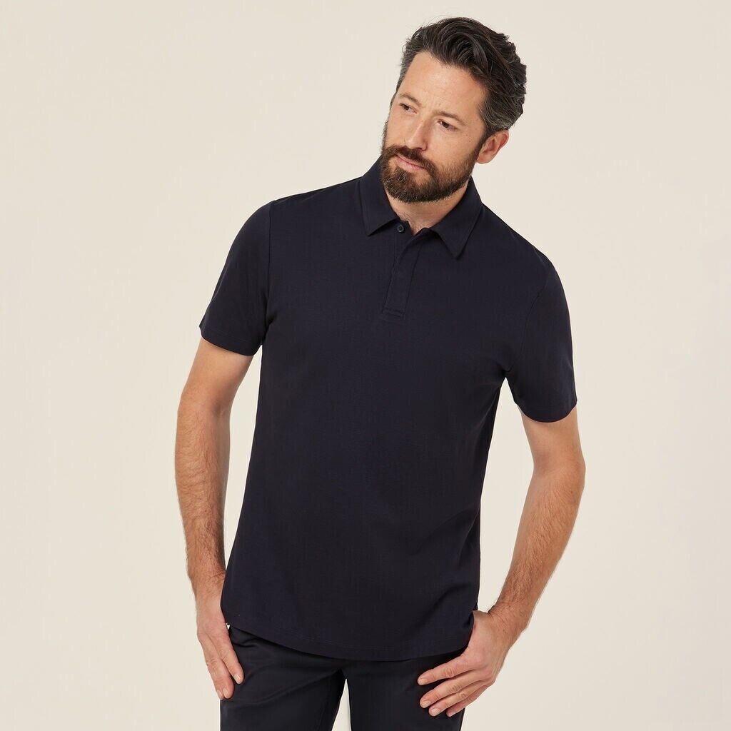 NNT Mens Cotton Collared Soft Breathable Comfy Button Pique Polo CATJJX-Collins Clothing Co