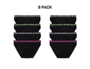 Bonds Girls Bikini Sport Ultimate Comfy and Fresh Moisture Wicking 8 Pack UWKL4A