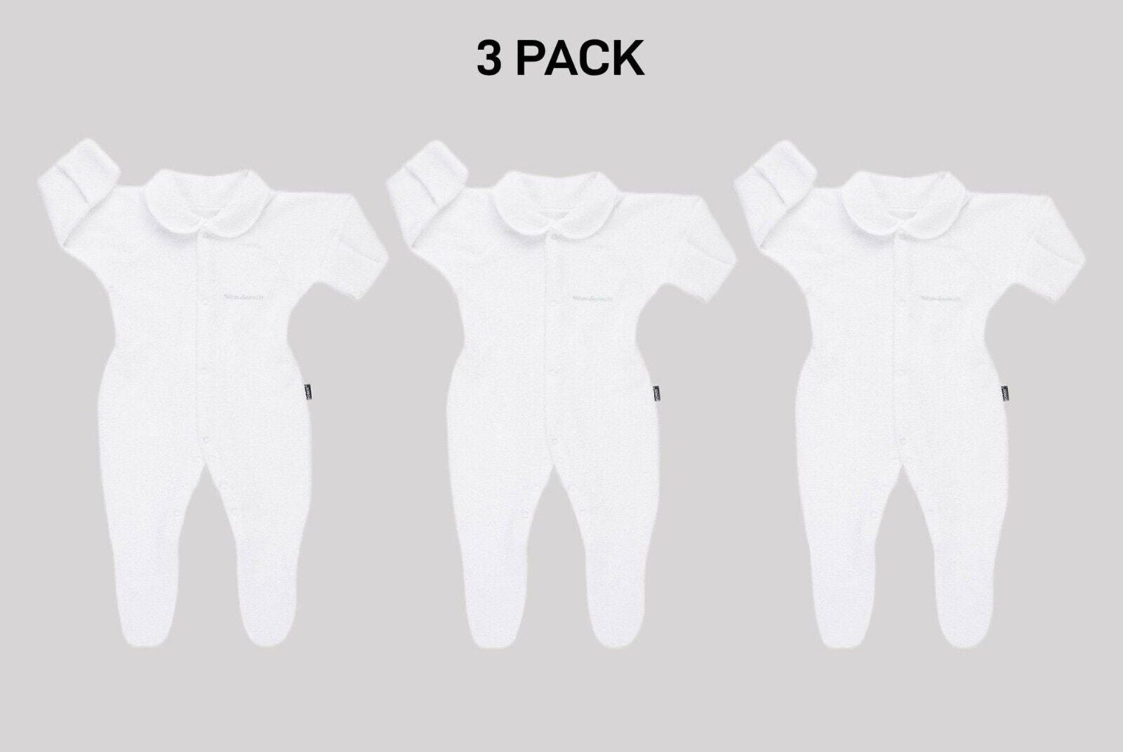 Bonds Baby Originals Poodlette Wondersuit Cosy Collar & Extra Warm 3 Pack BXEFA