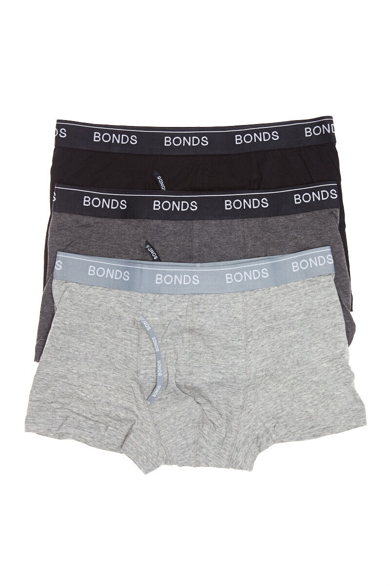 Bonds Mens Guyfront Trunk Super Soft Waistband With Logo 12 Pack MZ963A