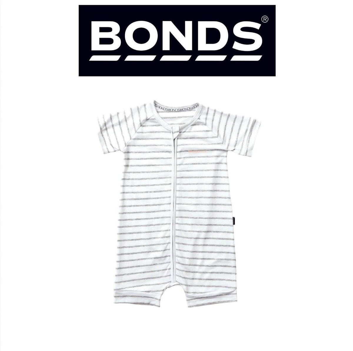 Bonds Baby Zip Romper Wondersuit Soft Cotton for Warmth Weather BXNMA