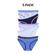 Bonds Girls Bikini Soft and Stretchy Fit Perfect Everyday Coverage 5 Pack UWNV5A