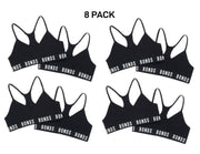 Bonds Girls Super Stretchies Racer Crop Double Layered Front 8 Pack UXNK2A