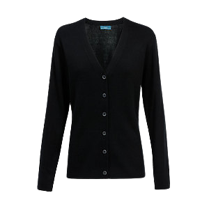 SALE NNT Mens Button Front Cardigan V-Neck Black Long Sleeve CAT5BR