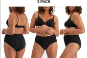 Bonds Womens Damn Dry Full Brief Stay Fresh Soft and Flexible Panty 3 Pack WRR8A
