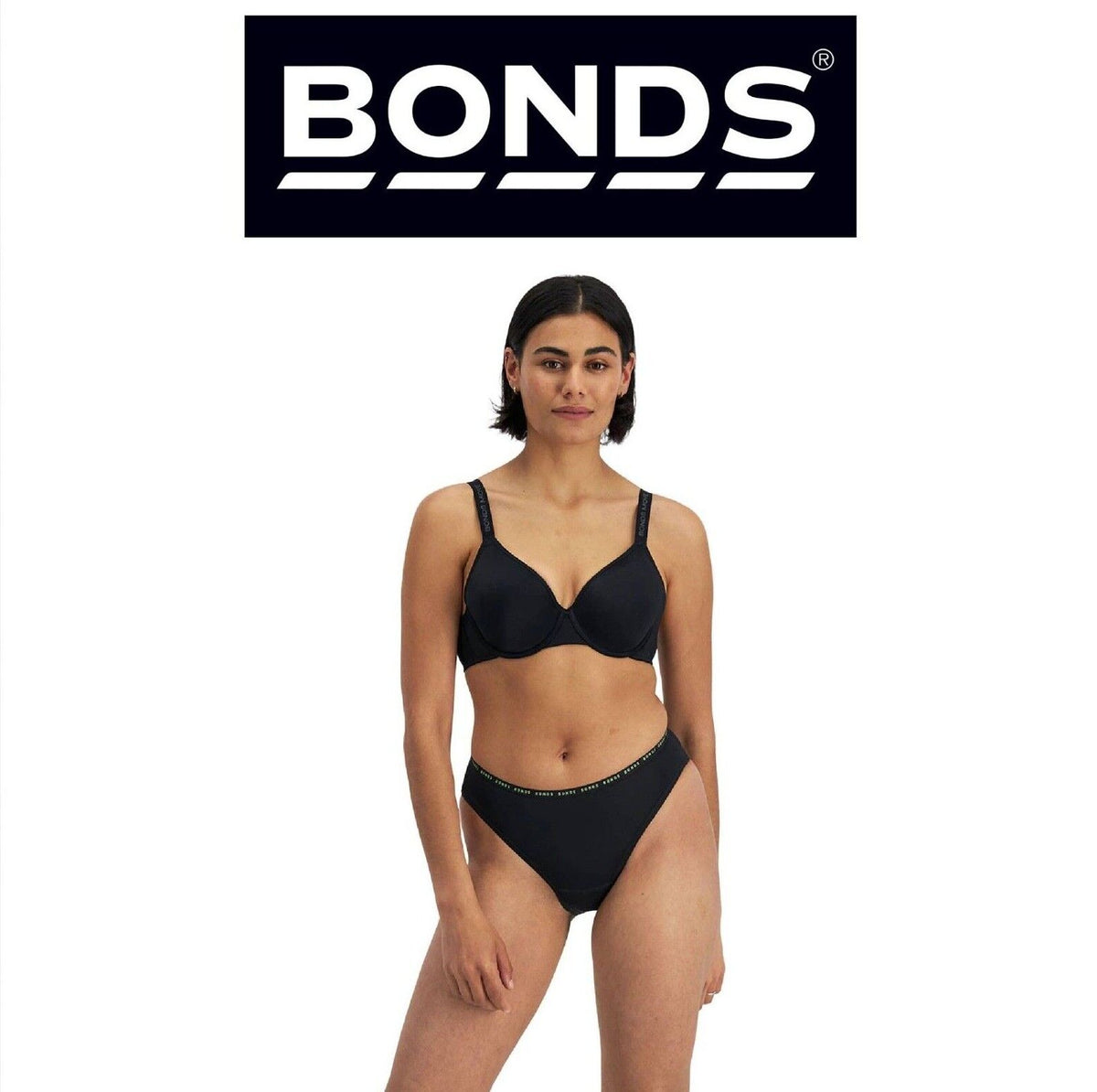 Bonds Womens Damn Dry Active Hi Bikini Protect Odours and Light Leaks WRJCA