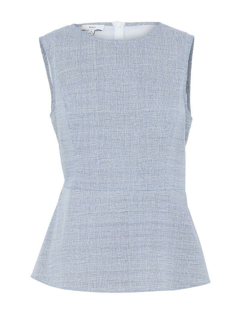 NNT Womens Avignon Abstract Sleeveless Shell Top Flattering Waist Comfort CATUK9