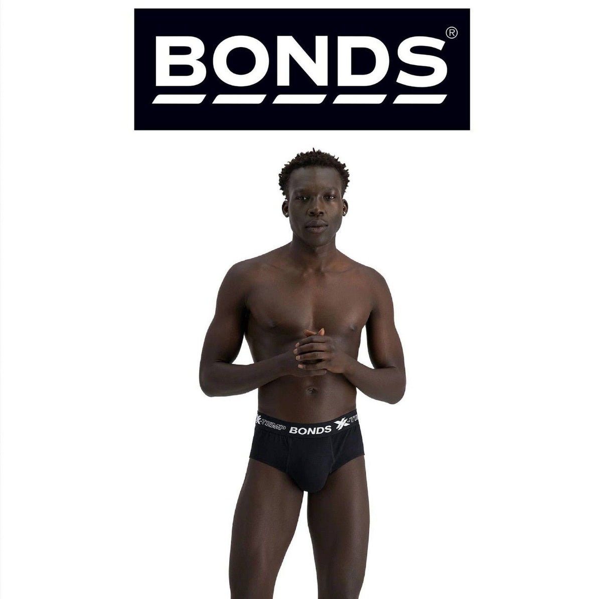 Bonds Mens X-Temp Brief X-Treme Support and X-Tra Comfort Undies MX4L
