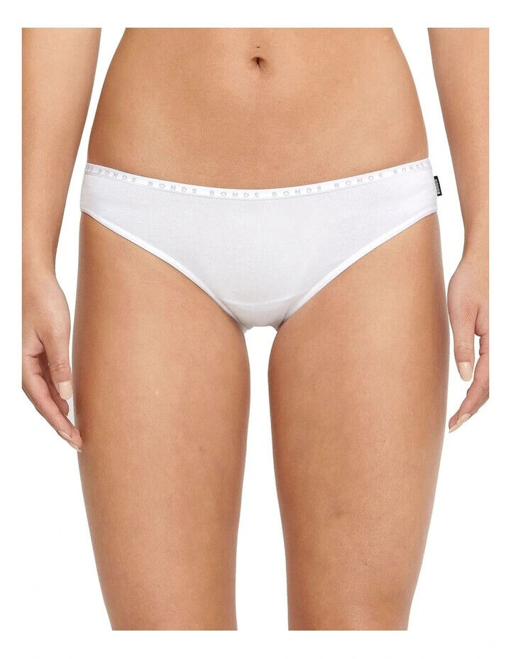 Bonds Womens Hipster Bikini Comfortable Cotton Everyday Coverage 6 Pack WUR6A