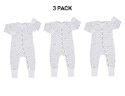 Bonds Baby Wondercool Zip Wondersuit Warmth Two-way Safety Zip 3 Pack BX49A