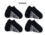 Bonds Mens Logo Cushioned No Show Smooth & Soft Cushioning Socks 12 Pack SXN73N