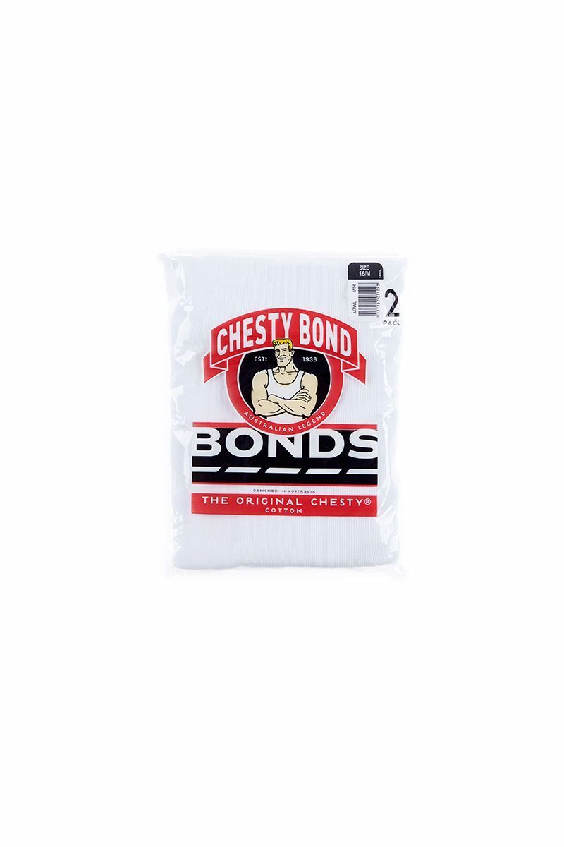 Bonds Mens Chesty Singlets Breathable Comfortable Side Seamfree 6 Pack M7WL